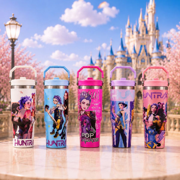 Huntrix Straw Sipper Bottle