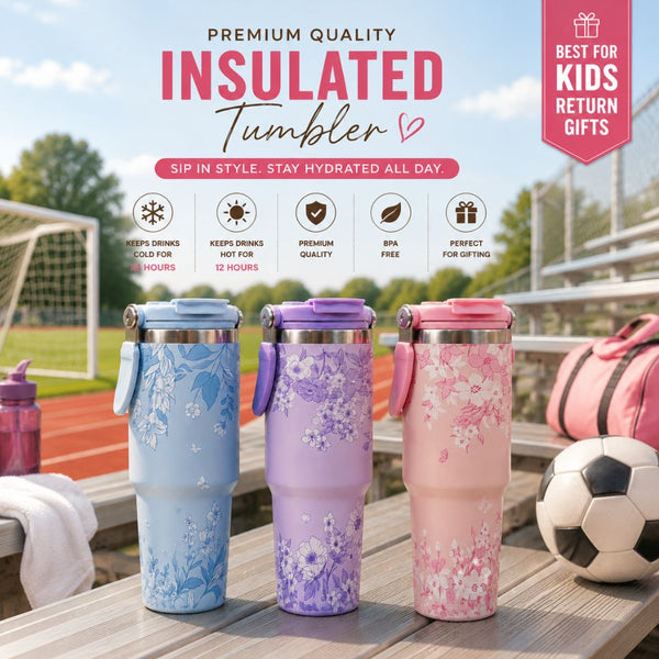 Floral Insulated Tumbler